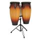 Set conga bobnov City Series Latin Percussion - Set conga bobnov v barvi temnega lesa (LP646NY-DW)