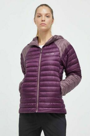 Puhasta športna jakna Marmot Hype vijolična barva - vijolična. Puhasta športna jakna iz kolekcije Marmot. Podložen model