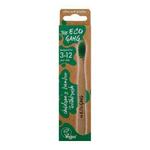 Xpel The Eco Gang Toothbrush Green ekološka zobna ščetka na rastlinski osnovi 1 kos
