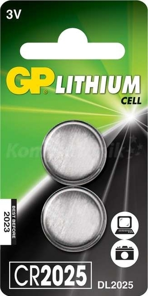 GP CR2025 litijeva gumbna baterija