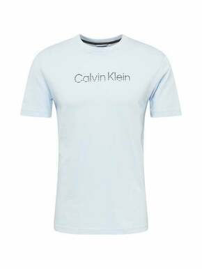Bombažna kratka majica Calvin Klein moški - modra. Kratka majica iz kolekcije Calvin Klein