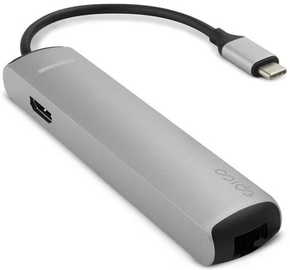 EPICO zvezdišče USB Type-C hub slim (4K HDMI &amp; Ethernet) 9915112100019