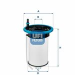 FILTER GORIVA 2605200 UFI