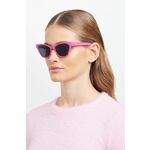 Sončna očala Chiara Ferragni 1020/S ženska, roza barva - roza. Sončna očala iz kolekcije Chiara Ferragni. Model z enobarvnimi stekli in okvirji iz plastike. Ima filter UV 400.