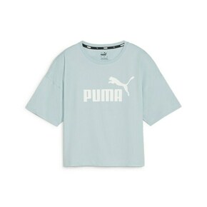 Kratka majica Puma ženski - modra. Kratka majica iz kolekcije Puma. Model izdelan iz pletenine s potiskom. Izjemno udoben material.