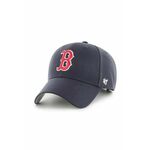 Kapa s šiltom 47 brand MLB Boston Red Sox mornarsko modra barva, B-MVP02WBV-NYM - mornarsko modra. Kapa s šiltom vrste baseball iz kolekcije 47 brand. Model izdelan iz pletenine z nalepko.