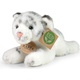 WEBHIDDENBRAND Plišasti beli tiger, ki leži 17 cm EKOLOŠKO PRIJAZNO
