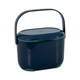 Modro-zelen koš za kompostljive odpadke Addis Caddy, 2,5 l