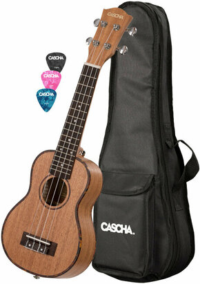 Cascha HH2026L Soprano ukulele Natural