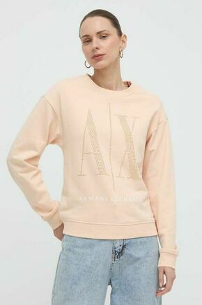 Bombažen pulover Armani Exchange ženska