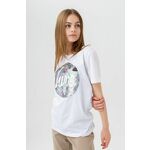 Otroški bombažen t-shirt Hype - bela. T-shirt iz kolekcije Hype. Model izdelan iz tanke, rahlo elastične pletenine.