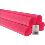 Rayher. Cvetličarski krep papir, 180g, intenz. roza, 50x250cm, 1 kos