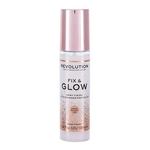 Makeup Revolution London Fix &amp; Glow Dewy Finish fiksator za ličila 100 ml