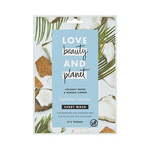 Love Beauty &amp; Planet Tekstilni vlažilna maska s kokosovo vodo in cvetje mimoza ( Hydration Infusion Sheet Mask) 1 pc