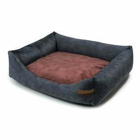 Bordo rdeča/temno siva postelja za pse 65x75 cm SoftBED Eco M – Rexproduct