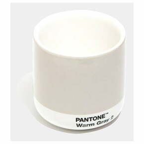 Svetlo siv keramični termo lonček Pantone Cortado
