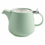 Zelen porcelanast čajnik s cedilom Maxwell &amp; Williams Tint, 600 ml