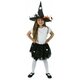 Rappa Otroški kostum čarovnice s krilom tutu / noč čarovnic