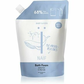 Naif Baby &amp; Kids Relaxing Bath Foam relaksacijska pena za kopel nadomestno polnilo 500 ml