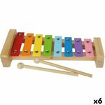 ksilofon woomax les kovina 26 x 4,5 x 11,5 cm (6 kosov)