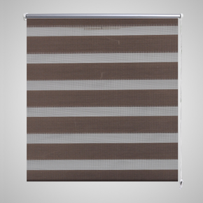 VidaXL Črtasti Zebra Rolo / Senčilo velikost 100 x 175 cm Kavna barva