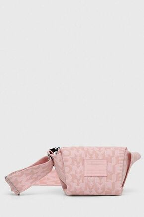 Torbica Tommy Jeans roza barva - roza. Majhna torbica iz kolekcije Tommy Jeans. na zapenjanje