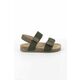 Primigi otroški sandali - zelena. Otroški sandali iz kolekcije Primigi. Model narejen iz kombinacije ekološkega usnja in tekstualnega materiala.