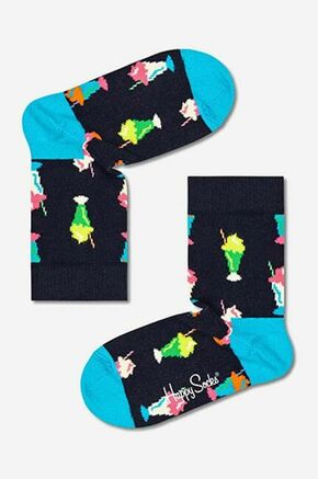 Otroške nogavice Happy Socks Milkshake črna barva