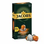 Jacobs Espresso 7 Classico Nespresso kompatibilnih kapsul, 10 kos