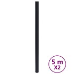 vidaXL Nalepke za pohištvo samolepilne mat črne 90x500 cm PVC