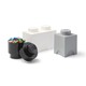 LEGO škatle za shranjevanje Multi-Pack 3 kosi - črna, bela, siva