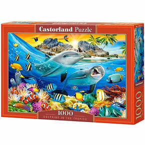 WEBHIDDENBRAND CASTORLAND Puzzle Delfini v tropih 1000 kosov