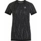 Odlo The Blackcomb Light Short Sleeve Base Layer Women's Black/Space Dye L Tekaška majica s kratkim rokavom