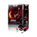 A4Tech G500 gaming slušalke, črna, mikrofon