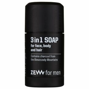 Zew For Men 3 in 1 Soap naravno trdo milo za obraz