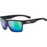 Uvex LGL 29 športna očala, mat črna/zelena