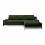 Zelena raztegljiva sedežna garitura Windsor &amp; Co Sofas Planet, desni kot