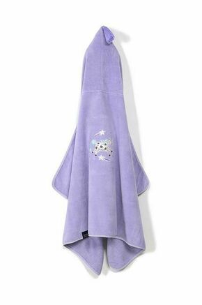Kopalni plašč za dojenčke La Millou LADY UNICORN vijolična barva - vijolična. Kopalni plašč za dojenčka iz kolekcije La Millou. Model izdelan iz udobne pletenine.