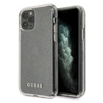 Guess GUHCN58PCGLSI iPhone 11 Pro srebrn/srebrn trdi ovitek Glitter