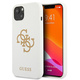 Guess GUHCP13SLS4GGWH iPhone 13 mini 5,4" bel/beli trdi ovitek silikonski 4G logotip