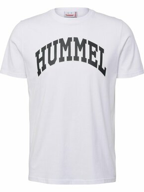 Bombažna kratka majica Hummel bela barva - bela. Lahkotna kratka majica iz kolekcije Hummel