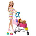 Mattel Barbie in sprehod s psom