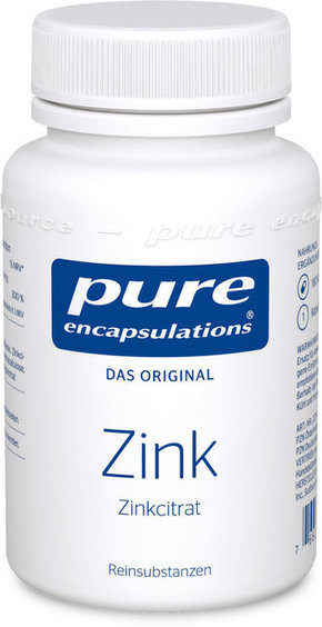 Pure encapsulations Cink (cinkov citrat) - 180 kapsul