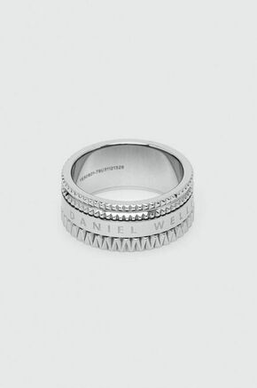 Prstan Daniel Wellington Elevation Ring S 50 - srebrna. Prstan iz kolekcije Daniel Wellington. Model izdelan iz kovine.