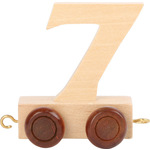 Vagon lesene tirnice - naravno število - številka 7