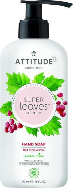 Attitude Super Leaves milo za roke rdeča trta - 473 ml