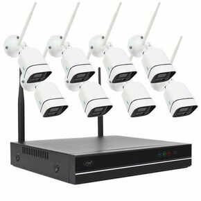 PNI House WiFi660 NVR Video Surveillance KIT paket 8 kanalov in 8 brezžičnih zunanjih kamer 3MP