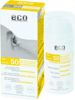 "eco cosmetics Losjon za sončenje ZF 50 - 100 ml"