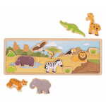 Bigjigs Toys Magnetna sestavljanka Safari