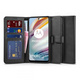 Tech-protect Wallet knjižni ovitek za Motorola Moto G60, črna